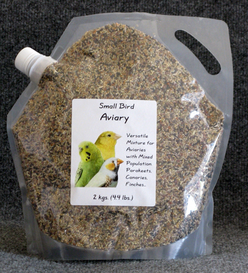 (image for) Penn Seed Small Bird Aviary, 2 kg (4.4 lbs) Pour Spout Bag