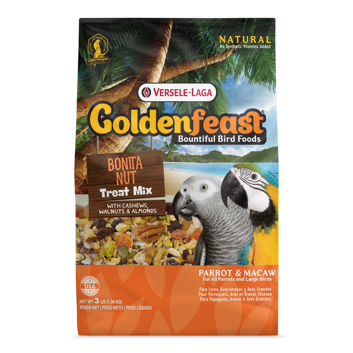 (image for) VL Goldenfeast Bonita Nut Treat Mix, 3 lb Bag