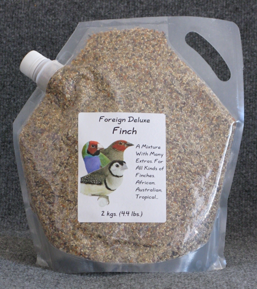 (image for) Penn Seed Foreign Deluxe Finch, 2 kg (4.4 lbs) Pour Spout Bag