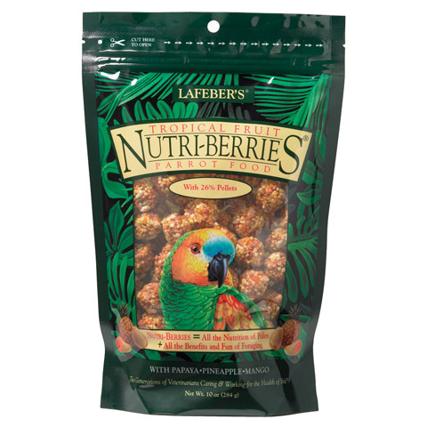 (image for) Lafeber Tropical Fruit Nutri-Berries Parrot Food 10 oz