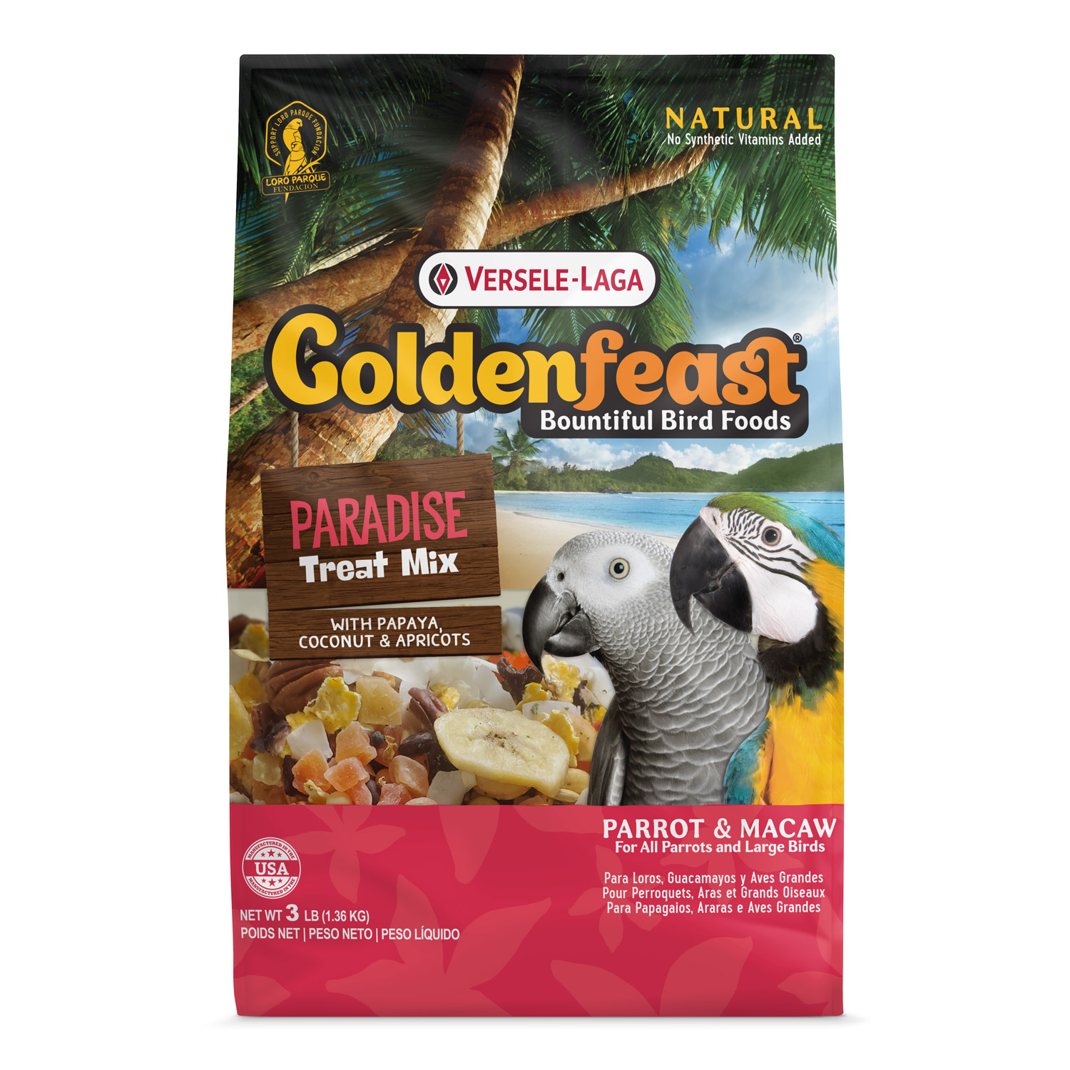 (image for) VL Goldenfeast Paradise Treat Mix, 3 lb Bag