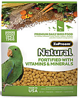 ZuPreem Natural Premium Conure & Parrot, 3 lb (image for) ZuPreem Natural Premium Conure & Parrot, 3 lb